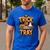 Trick Or Tray Halloween Cafeteria Teacher School Men's Casual T-Shirt Royal Blue Trick Or Tray Halloween Cafeteria Teacher School Men's Casual T-Shirt Royal Blue