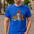 Turkey Reading Books Fall Thanksgiving Teacher Librarian Men's Casual T-Shirt Royal Blue Turkey Reading Books Fall Thanksgiving Teacher Librarian Men's Casual T-Shirt Royal Blue
