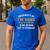 University Of I'm Done Teacher Retirement 2025 Men's Casual T-Shirt Royal Blue