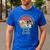 Vintage Best Boston Terrier Dad Ever Dog Father Father's Day Men Girls Kids Men's Casual T-Shirt Royal Blue