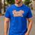 Vintage Boston Terrier Mom Dog Lover Pet Bostie Mama Men Women Girls Kids Men's Casual T-Shirt Royal Blue