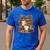 Vintage Ghost Book Reading Pumpkin Gothic Halloween Teachers Men's Casual T-Shirt Royal Blue Vintage Ghost Book Reading Pumpkin Gothic Halloween Teachers Men's Casual T-Shirt Royal Blue