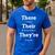 Vocabulary Police Their There They'Re English Teacher Men's Casual T-Shirt Royal Blue Vocabulary Police Their There They'Re English Teacher Men's Casual T-Shirt Royal Blue