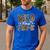 Wild About Pre-K Teacher Student First Day Of Kindergarten Men's Casual T-Shirt Royal Blue