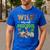 Wild About Preschool Teacher Student Preschool Zoo Safari Men's Casual T-Shirt Royal Blue