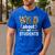 Wild About My Students School Teachers And Students Men's Casual T-Shirt Royal Blue Wild About My Students School Teachers And Students Men's Casual T-Shirt Royal Blue