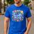 Wildflower 4th Fourth Grade Floral Back To School Teacher Men's Casual T-Shirt Royal Blue Wildflower 4th Fourth Grade Floral Back To School Teacher Men's Casual T-Shirt Royal Blue