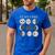 Women Science Teacher Moon Phases Scientist Back To School Men's Casual T-Shirt Royal Blue
