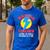 Wonder Teacher Costume Shirt Teacher Halloween Costume Tee Men's Casual T-Shirt Royal Blue