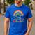 The Wonder Of Teaching Is Watching Caterpillars Teacher Men's Casual T-Shirt Royal Blue