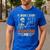 I Won't Stop Haunting Me Skeleton 6 7 Meme Teachers Men's Casual T-Shirt Royal Blue