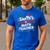 Xmas Lighting Santa's Favorite Math Teacher Christmas Men's Casual T-Shirt Royal Blue Xmas Lighting Santa's Favorite Math Teacher Christmas Men's Casual T-Shirt Royal Blue