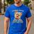 Yorkshire Terrier Yorkie Dog Professional Human Trainer Men's Casual T-Shirt Royal Blue