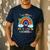 100th Day Of School Rainbow Happy 100 Days Smarter Teacher Men's Casual T-Shirt Navy