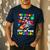 2nd Grade Is Out Of This World Space Rocket Planets Teacher Men's Casual T-Shirt Navy