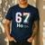 67 Ho Holmium Science Teacher Elements Table Six Seven Meme Men's Casual T-Shirt Navy 67 Ho Holmium Science Teacher Elements Table Six Seven Meme Men's Casual T-Shirt Navy