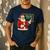 67 Teacher Christmas Santa Six Seven Meme Brainrot Math Joke Men's Casual T-Shirt Navy