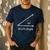 Acute Angle Cute Math Teacher Men's Casual T-Shirt Navy