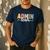 Admin Team Back To School Teachers Students Admin Squad Men's Casual T-Shirt Navy