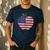 American Flag Teachers Students Apple 4th Of July Vintage Men's Casual T-Shirt Navy American Flag Teachers Students Apple 4th Of July Vintage Men's Casual T-Shirt Navy