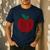 Apple Dot Pattern Art Teacher Appreciation Men Women Humor Men's Casual T-Shirt Navy Apple Dot Pattern Art Teacher Appreciation Men Women Humor Men's Casual T-Shirt Navy