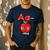A Is For Apple Pre-K Kindergarten Teacher Student Men's Casual T-Shirt Navy A Is For Apple Pre-K Kindergarten Teacher Student Men's Casual T-Shirt Navy