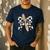 Back To School Hello Fifth Grade Teacher Coquette Pencil Bow Men's Casual T-Shirt Navy Back To School Hello Fifth Grade Teacher Coquette Pencil Bow Men's Casual T-Shirt Navy