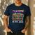 Back To School Retro Teaching Is My Jam 80s Teacher Boombox Men's Casual T-Shirt Navy
