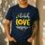 Back To School Teach Love And Inspire Teacher Sunflower Men's Casual T-Shirt Navy Back To School Teach Love And Inspire Teacher Sunflower Men's Casual T-Shirt Navy