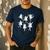 Ballet Ghost Dancer Spooky Dance Teacher Halloween Costume Men's Casual T-Shirt Navy