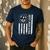 Best Boston Terrier Dog Mom Ever USA Flag For Men Women Kids Men's Casual T-Shirt Navy