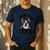 Bostie Mama Dog Dad Boston Terrier For Men Women Men's Casual T-Shirt Navy
