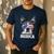 Boston Terrier 4th Of July Merica Men Women USA Flag Vintage Men's Casual T-Shirt Navy