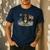 Boston Terrier 4th Of July US American Flag Dog Patriotic Men's Casual T-Shirt Navy