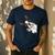 Boston Terrier Bostie Dog Kids Boys Girls Men's Casual T-Shirt Navy