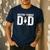 Boston Terrier Dad Of A Bostie Dad Bostie Father Men's Casual T-Shirt Navy