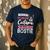 Boston Terrier Dog Bostie Halloween Costume Dog For Kids Men's Casual T-Shirt Navy