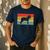 Boston Terrier Dog Lover Retro Vintage Cool For Dog Owner Men's Casual T-Shirt Navy