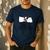 Boston Terrier Dog Lovers Sleepshirt Apparel Men Women Men's Casual T-Shirt Navy