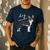 Boston Terrier Dog Mom Woman Women Men's Casual T-Shirt Navy