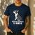 Boston Terrier Dog Owner Grandma Men's Casual T-Shirt Navy