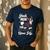 Boston Terrier Fart American Gentleman Non-Sporting Dog Men's Casual T-Shirt Navy