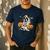 Boston Terrier Ghost Boo Halloween Costume Spooky Season Men's Casual T-Shirt Navy