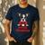 Boston Terrier Grandma Dog Lovers Puppy Bostie Owner Men's Casual T-Shirt Navy
