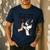 Boston Terrier Grandma Mother's Day Dog Mom Men's Casual T-Shirt Navy