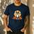 Boston Terrier Halloween Dog Lover Pumpkin Costume Men's Casual T-Shirt Navy
