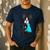 Boston Terrier I Love Mom Apparel Men's Casual T-Shirt Navy