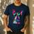 Boston Terrier Lovers Pop Art Boston Terrier Men's Casual T-Shirt Navy