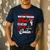 Boston Terrier Mom American Gentleman Dog Mother's Day Men's Casual T-Shirt Navy