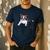 Boston Terrier Mom Bandana Boston Terrier Dog Men's Casual T-Shirt Navy